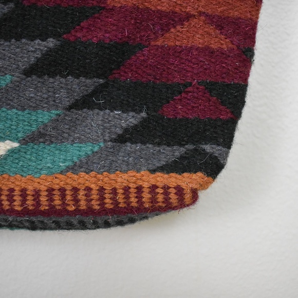 Southwest Boho Bag Handwoven Wool Malibu Purse - Picture 5 of 8